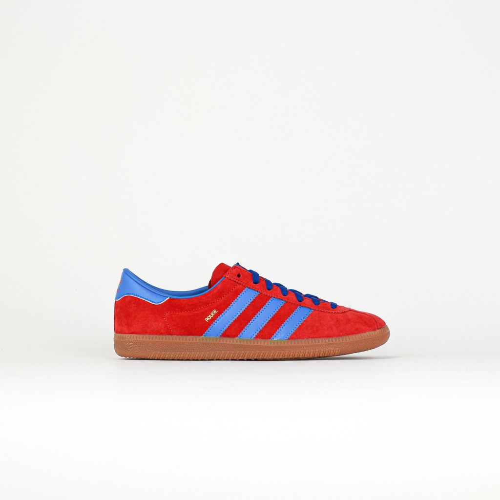 Adidas gazelle blanche et rouge best sale